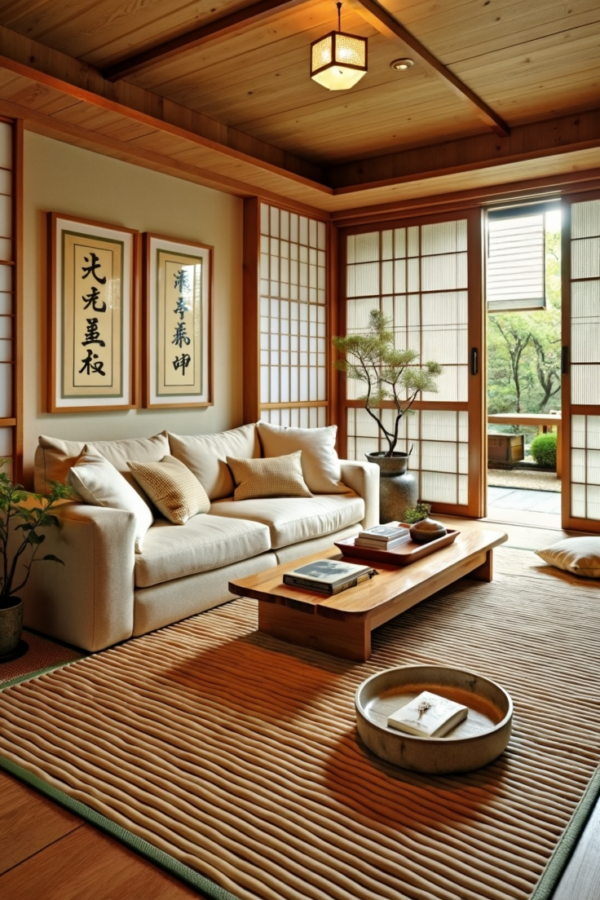 Japandi living room 3