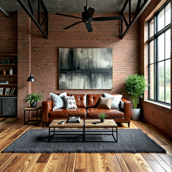 Industrial living room 1
