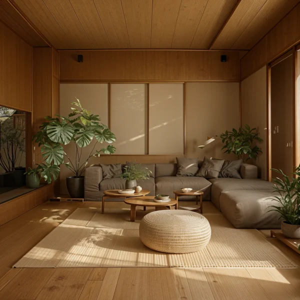 Japandi living room 1